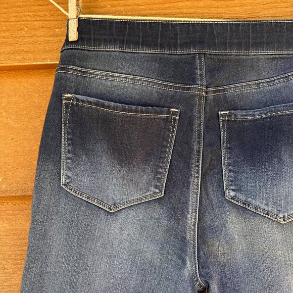 DKNY JEANS Elastic Waist Denim Legging Jeggins Dark Blue Size S - Picture 12 of 13